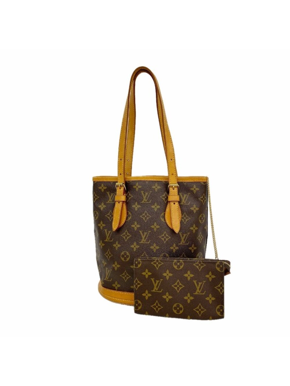 Louis Vuitton Tote Bag Monogram Bucket PM Brown